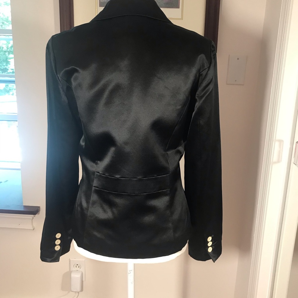 Satin detailed jacket